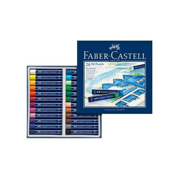pastels-a-l-huile-faber-castell-boite-de-24